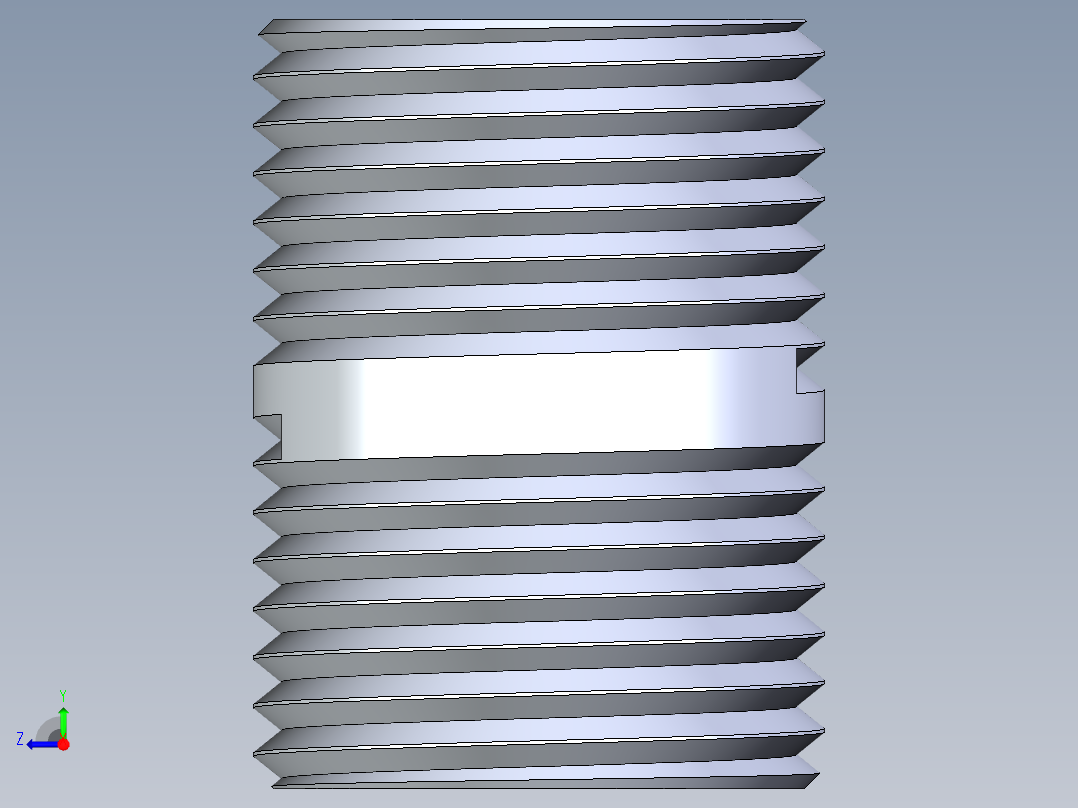 聚氯乙烯配件33-Sch80_Nipple_MPTxMPT_861-077_0.5in x Close右视图