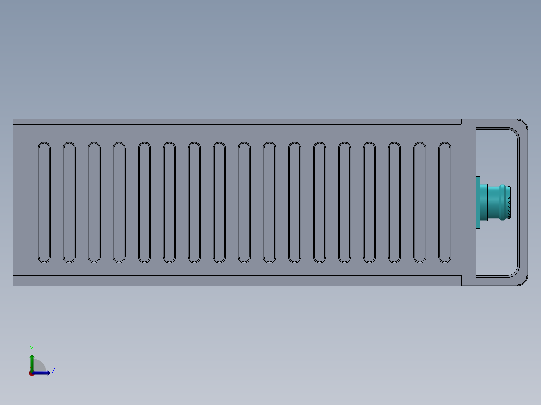 非标机箱左视图