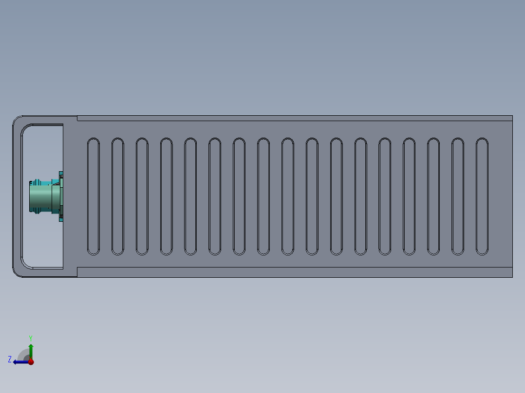 非标机箱右视图