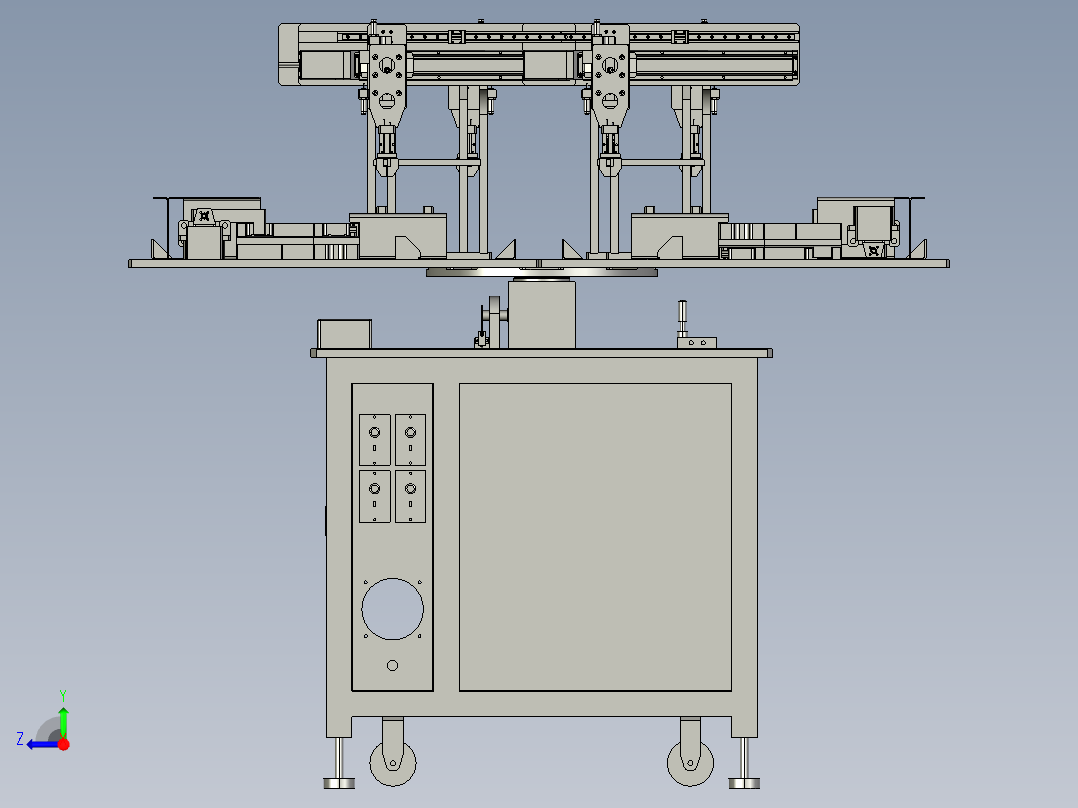 充电头快速分类夹拿设备右视图