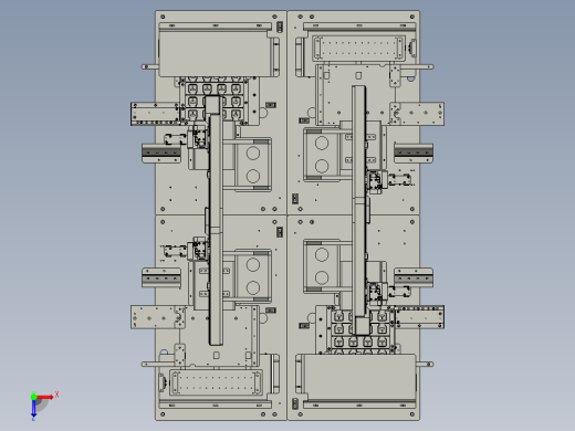 充电头快速分类夹拿设备俯视缩略图