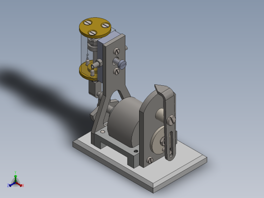 阻尼机正等轴测缩略图