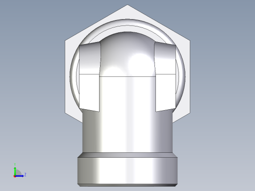卡套式工业通用硬管接头EO_Bulkhead_elbow_WSV38SOMDCF左视缩略图