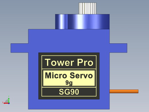 Servomotor伺服电机舵机SG90后视缩略图