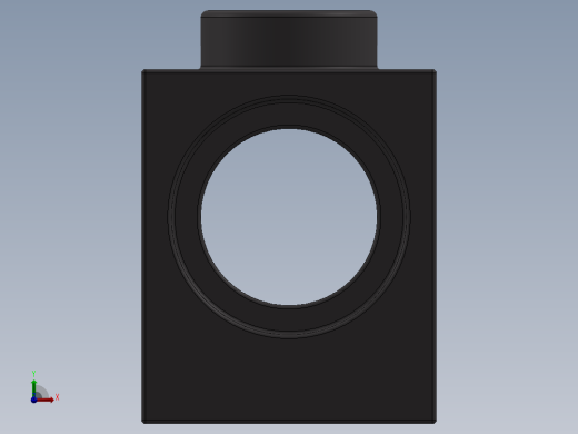 乐高机械组积木（横梁）-4210639 - 6541 Dark StoneTechnic Brick 1 x 1 with Hole前视缩略图