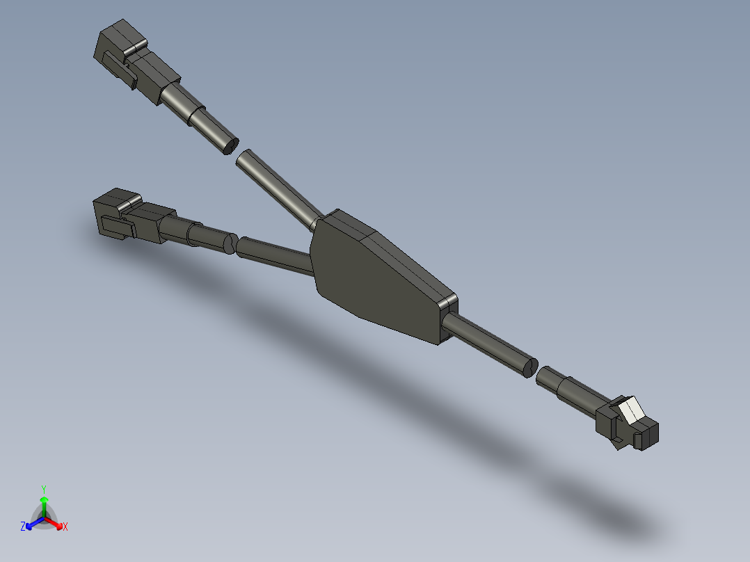 基恩士CA-D1W_kc图纸模型主视图