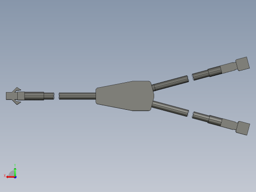 基恩士CA-D1W_kc图纸模型后视缩略图