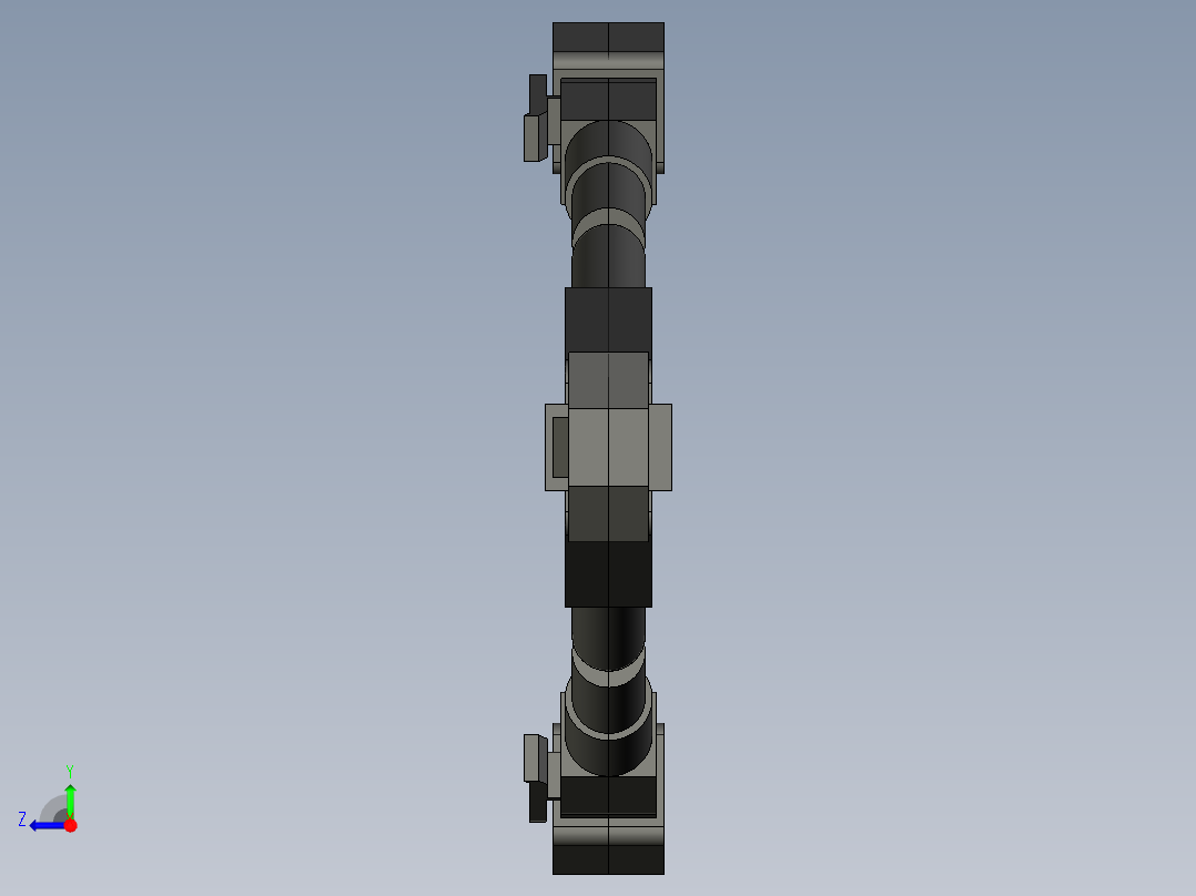 基恩士CA-D1W_kc图纸模型右视图