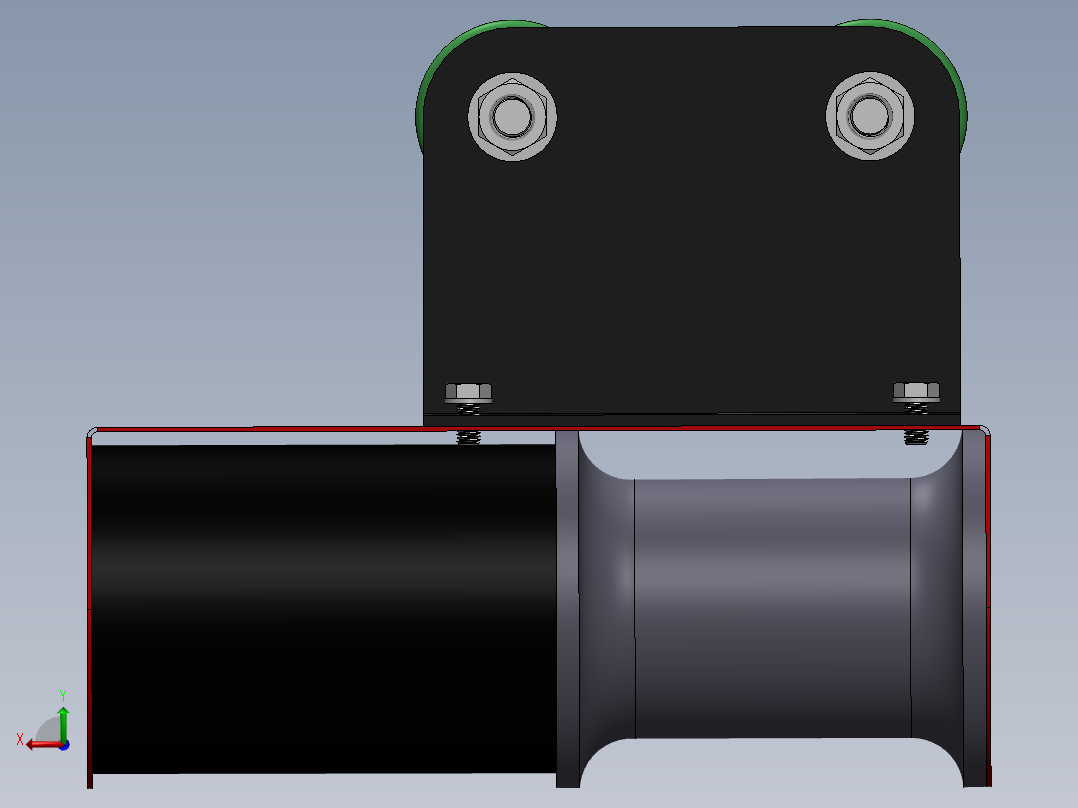 门式起重机便携式无工具装配后视图