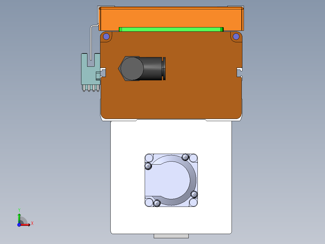 MCH丝杆全封闭MCH12-BM-100W前视图