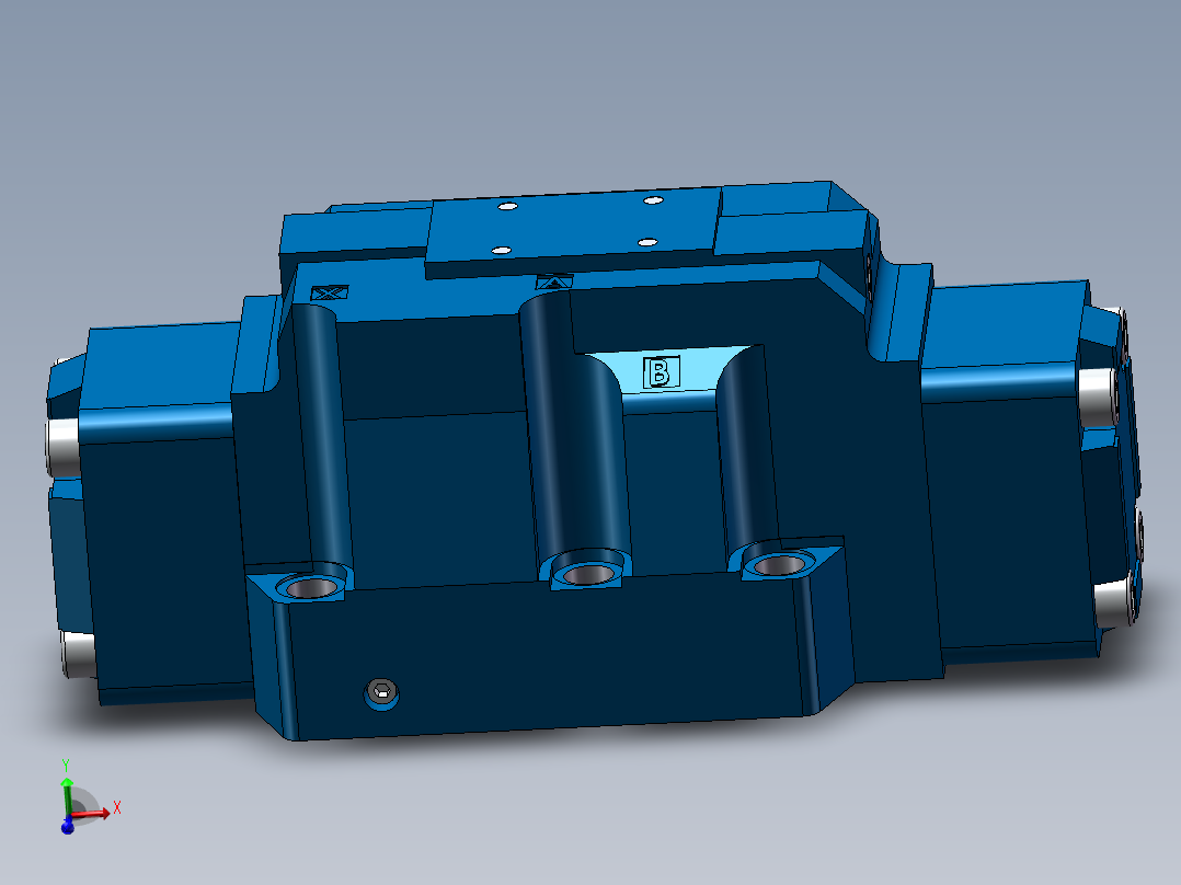 力士乐液压阀-H-4WEH_25 不带电磁阀
