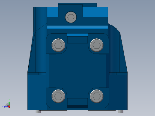 力士乐液压阀-H-4WEH_25 不带电磁阀右视缩略图