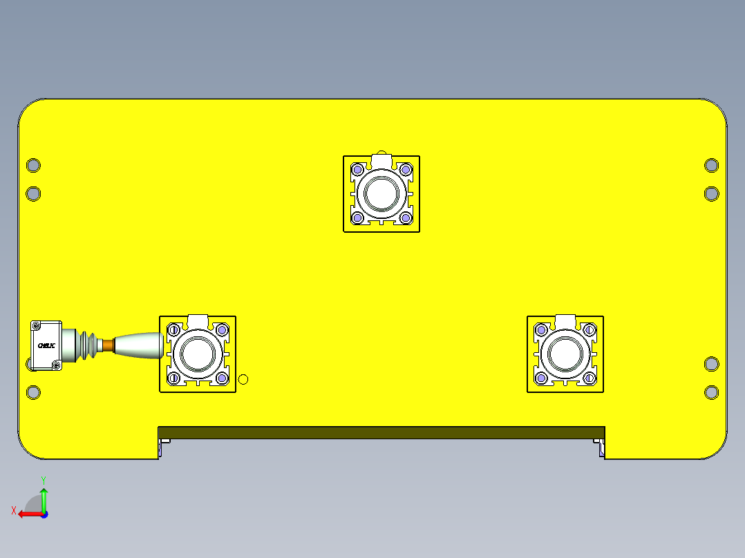 N500-T0P-笔记本CNC工装夹具三维模型CNC5后视图
