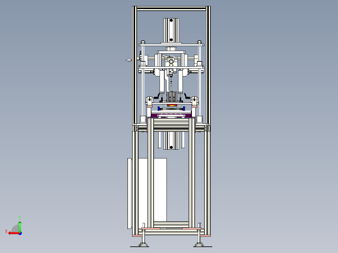 厚度检测装置step后视图