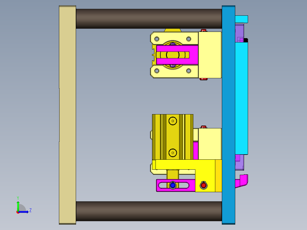 X1-A-笔记本CNC工装夹具三维模型CNC1-200727左视图