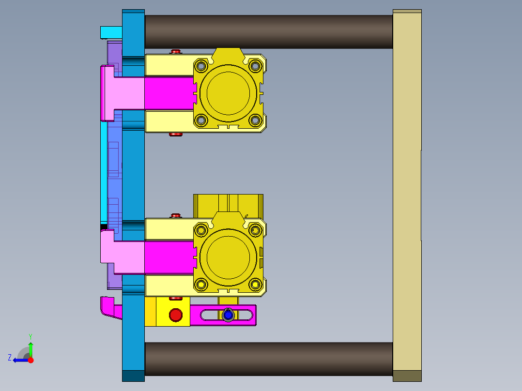 X1-A-笔记本CNC工装夹具三维模型CNC1-200727右视图