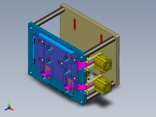 X1-A-笔记本CNC工装夹具三维模型CNC1-200727正等轴测缩略图