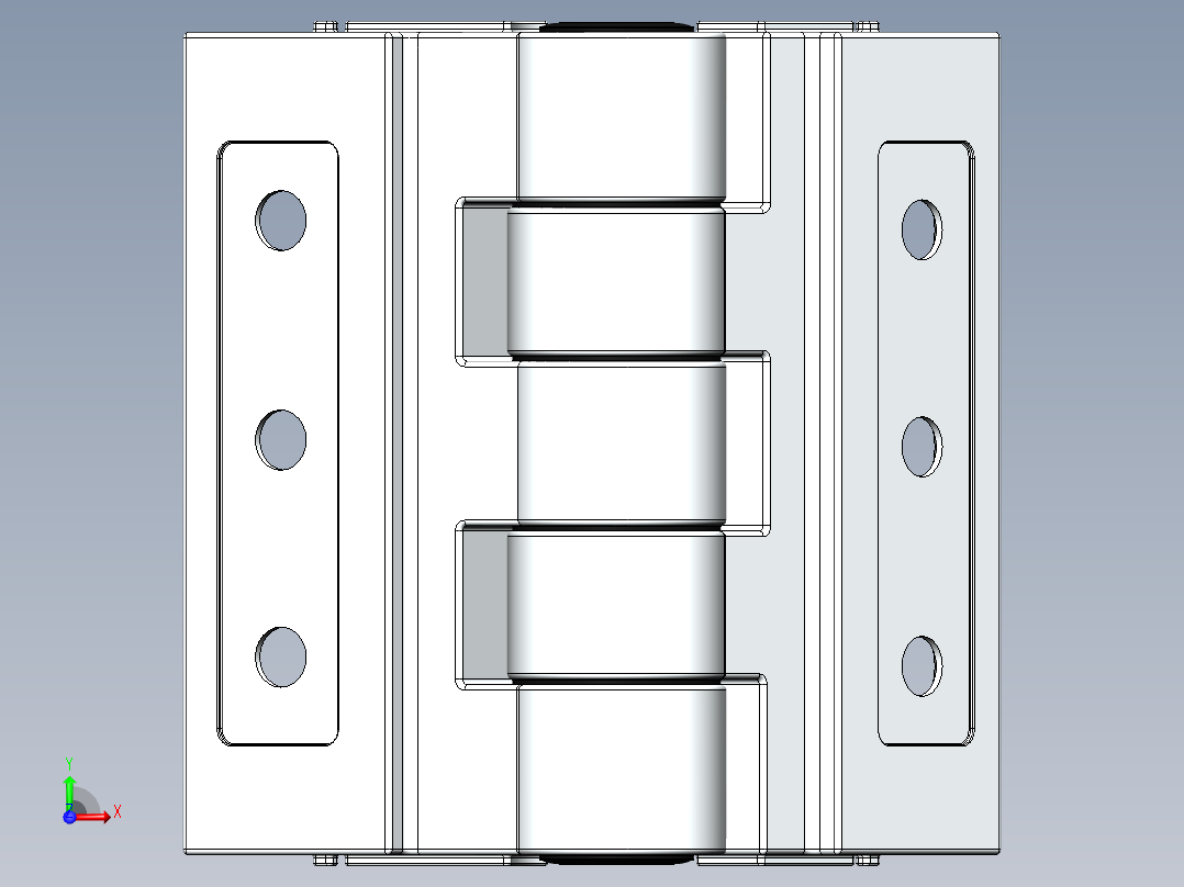 铰链、-合页heavy-前视图
