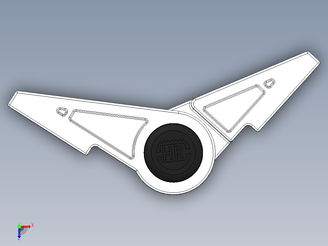 铰链、-合页heavy-俯视图