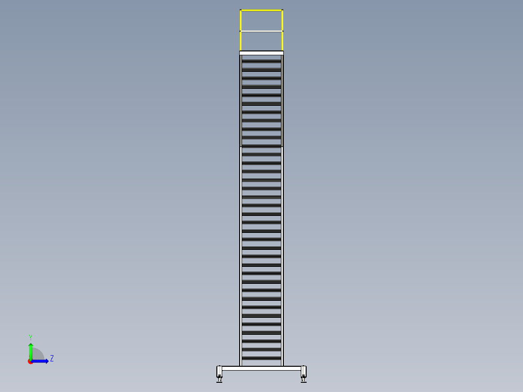 B2004685-移动工作平台左视图