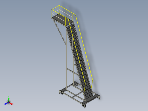 B2004685-移动工作平台正等轴测缩略图
