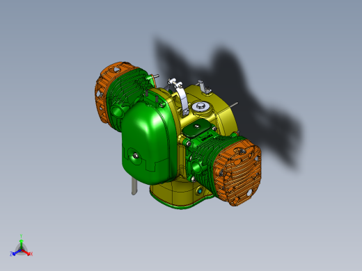 乌拉尔摩托车M72发动机