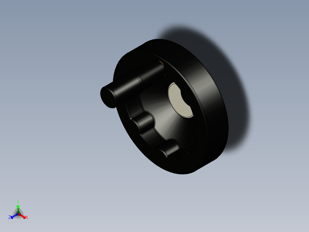 带折叠式手柄的实心手轮