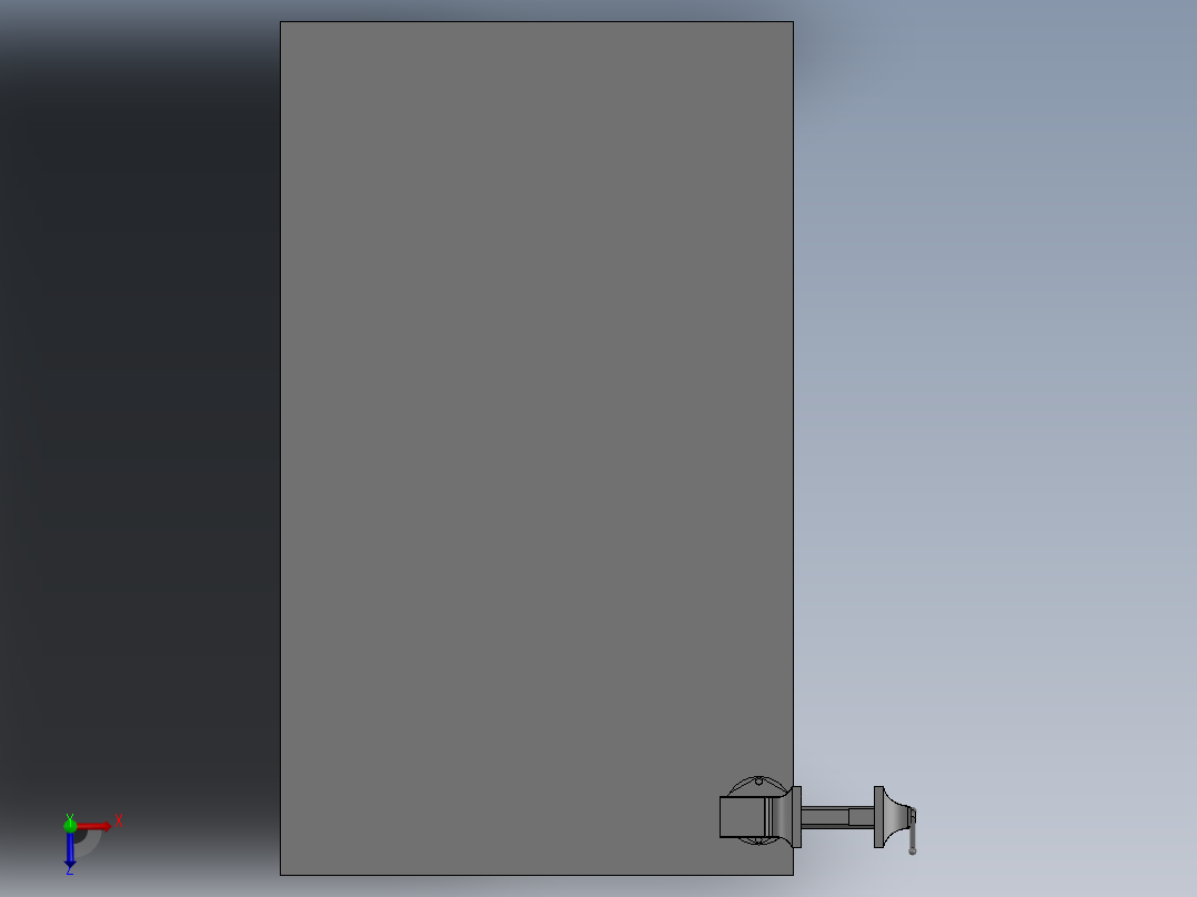 机械加工夹具 3D模型SolidWorks三维设计图俯视图