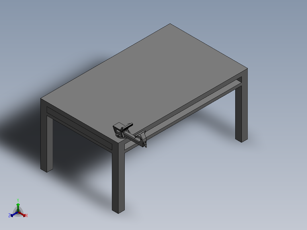机械加工夹具 3D模型SolidWorks三维设计图正等轴测图