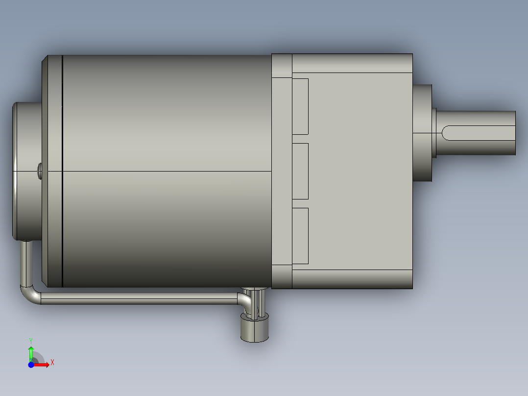 US4-425EC-A1感应电机前视图