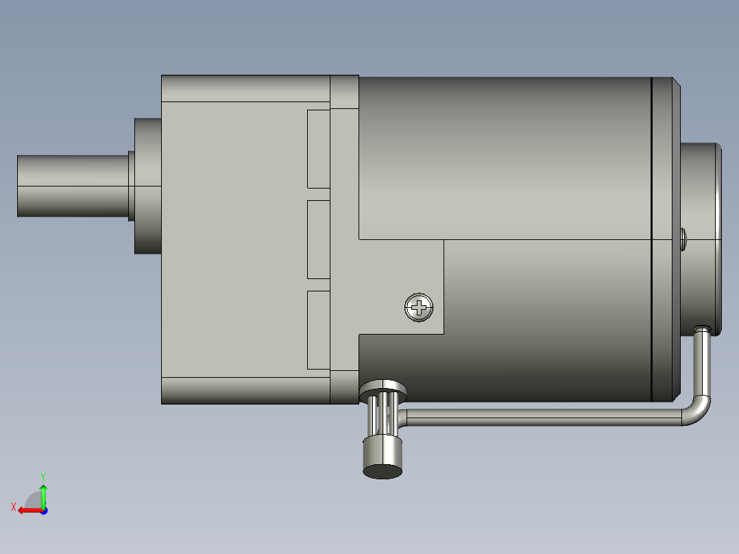 US4-425EC-A1感应电机后视图