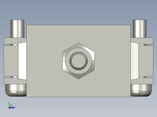 气缸CDJ2RKA10-15S-M9B左视缩略图