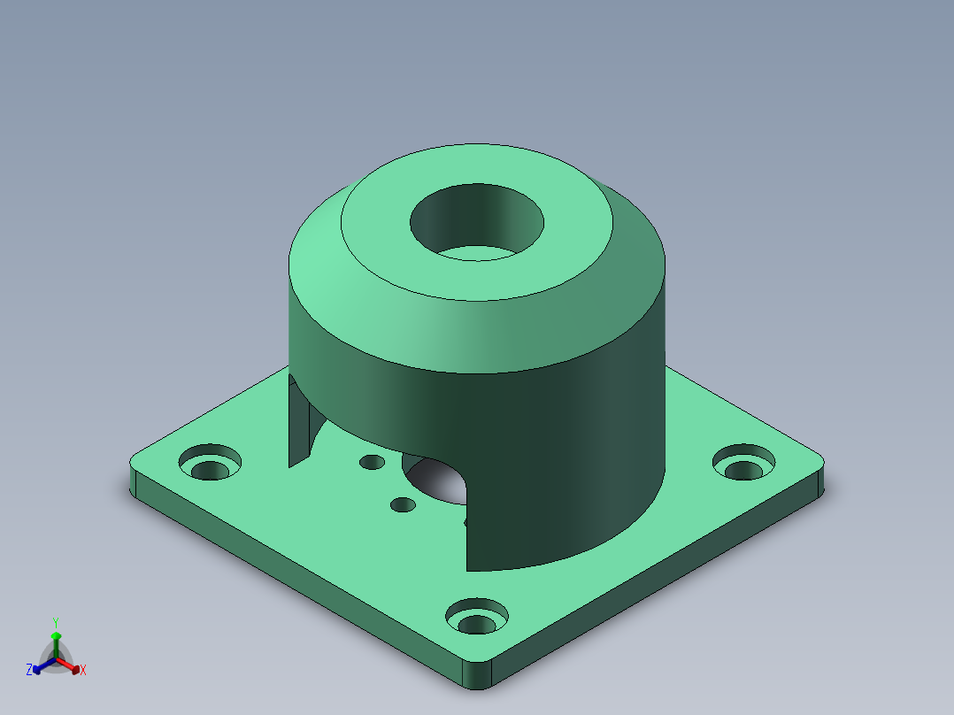 052-SW16练习题正等轴测图