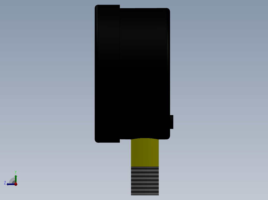 DR0102压力表右视图