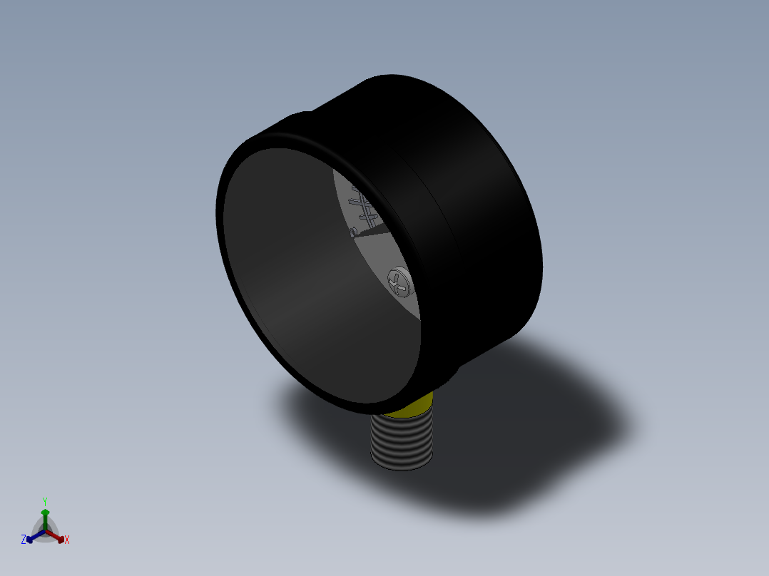 DR0102压力表正等轴测图
