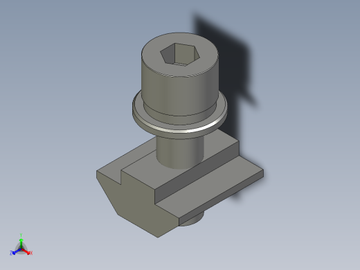 40铝合金-滑块螺母M8X25-组件