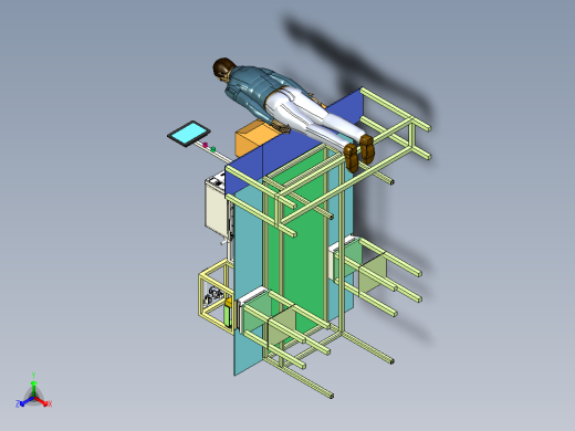 半自动人工装箱设备