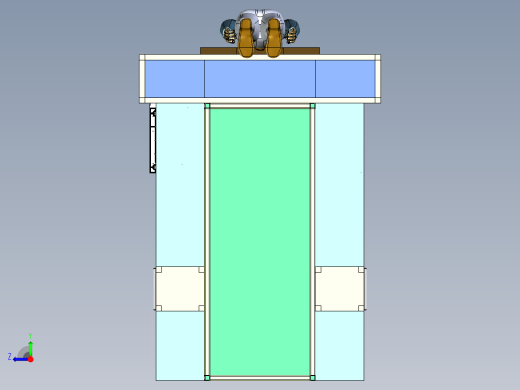 半自动人工装箱设备右视缩略图