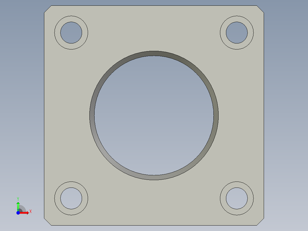 LMYMK50UU带法兰直线轴承前视图