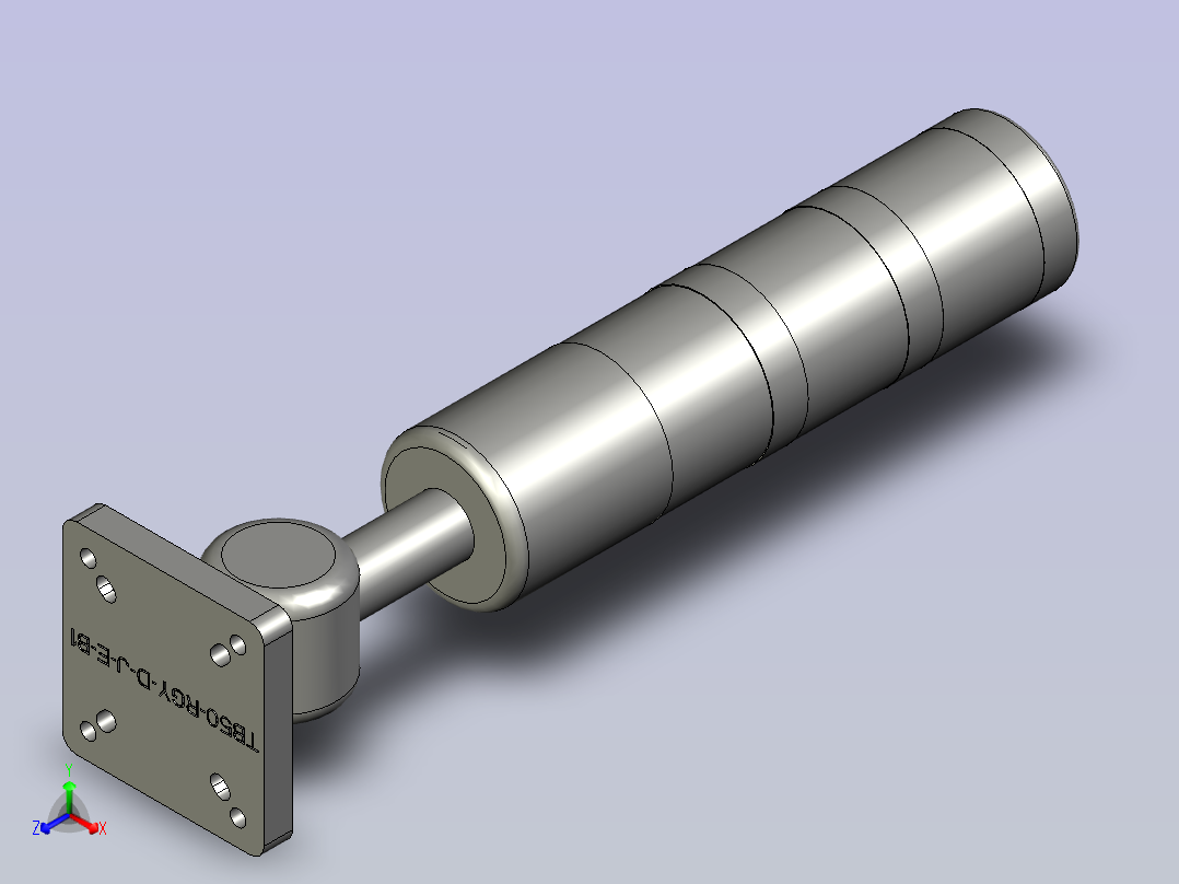 三色灯TPFB5-7主视图