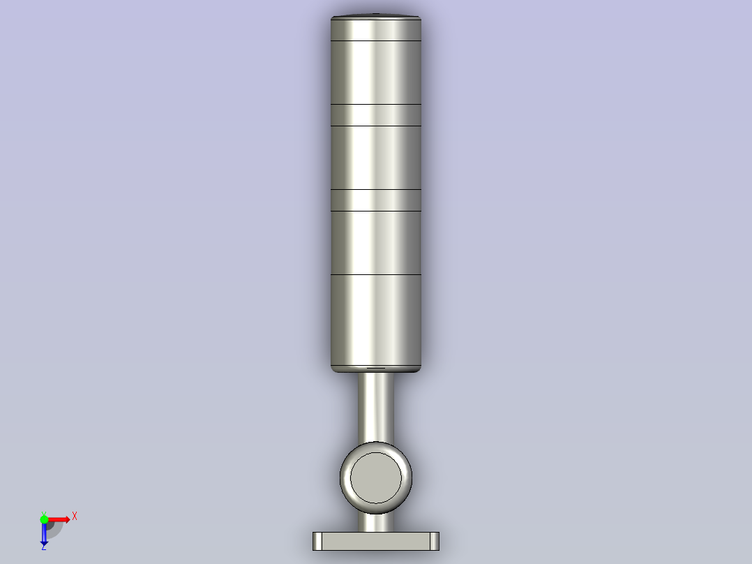 三色灯TPFB5-7俯视图