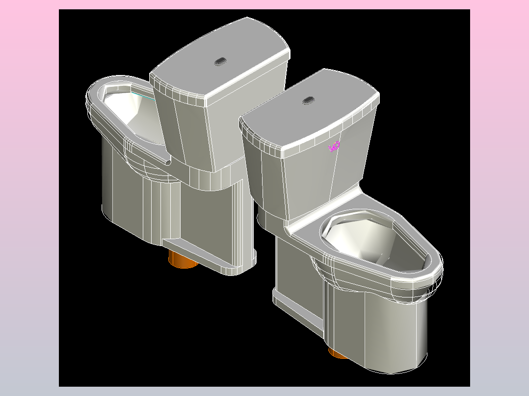 3D厕所模型1快照2