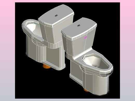 3D厕所模型1快照2