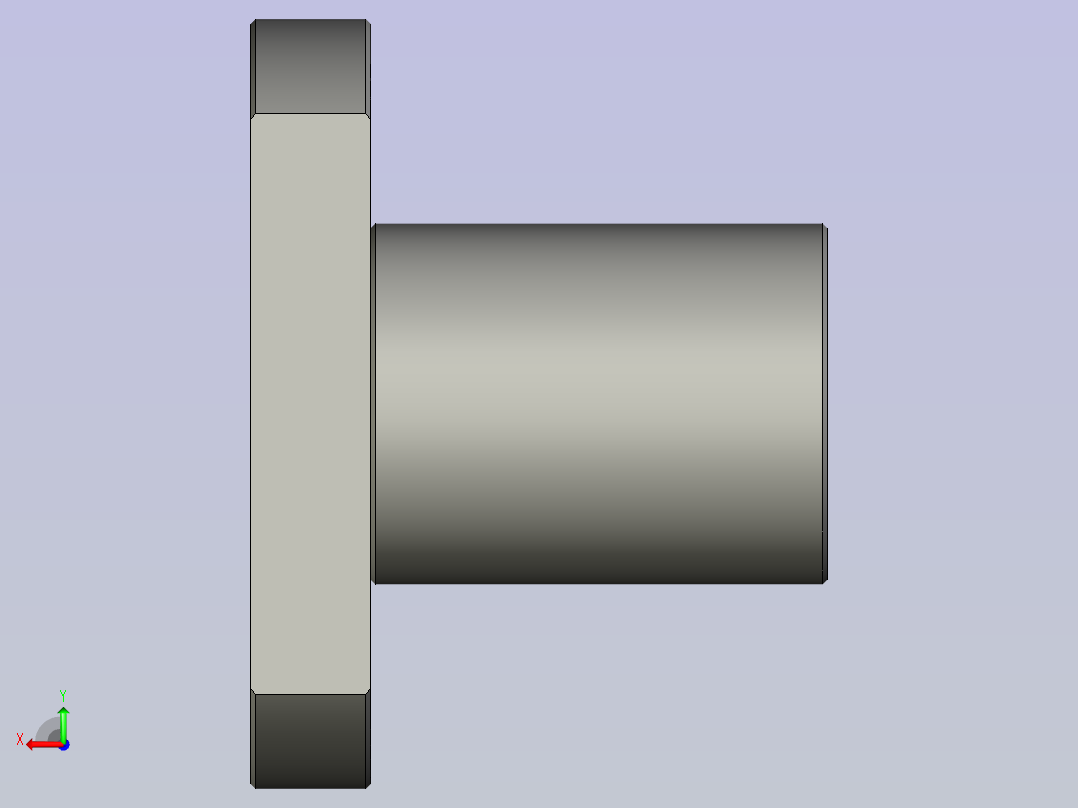 LMH8UU-MYT直线轴承后视图
