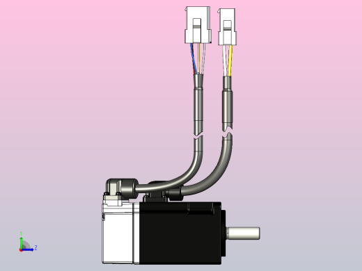 东菱伺服电机-ZNH01-010-N左视缩略图