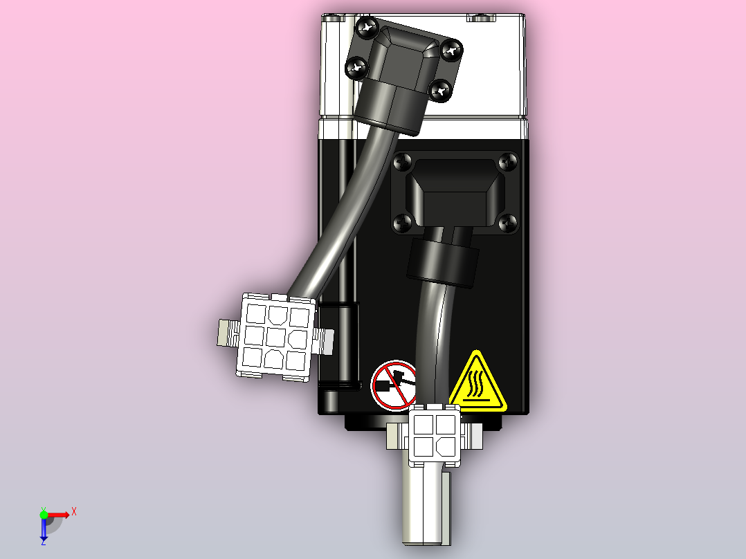 东菱伺服电机-ZNH01-010-N俯视图