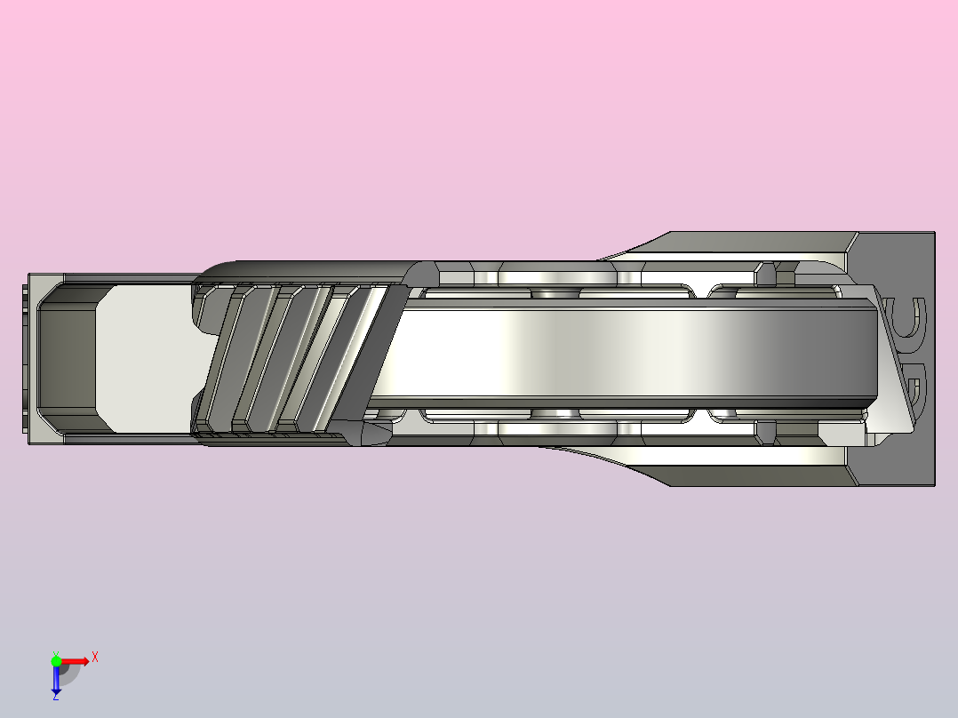 旋转齿轮的奖杯俯视图
