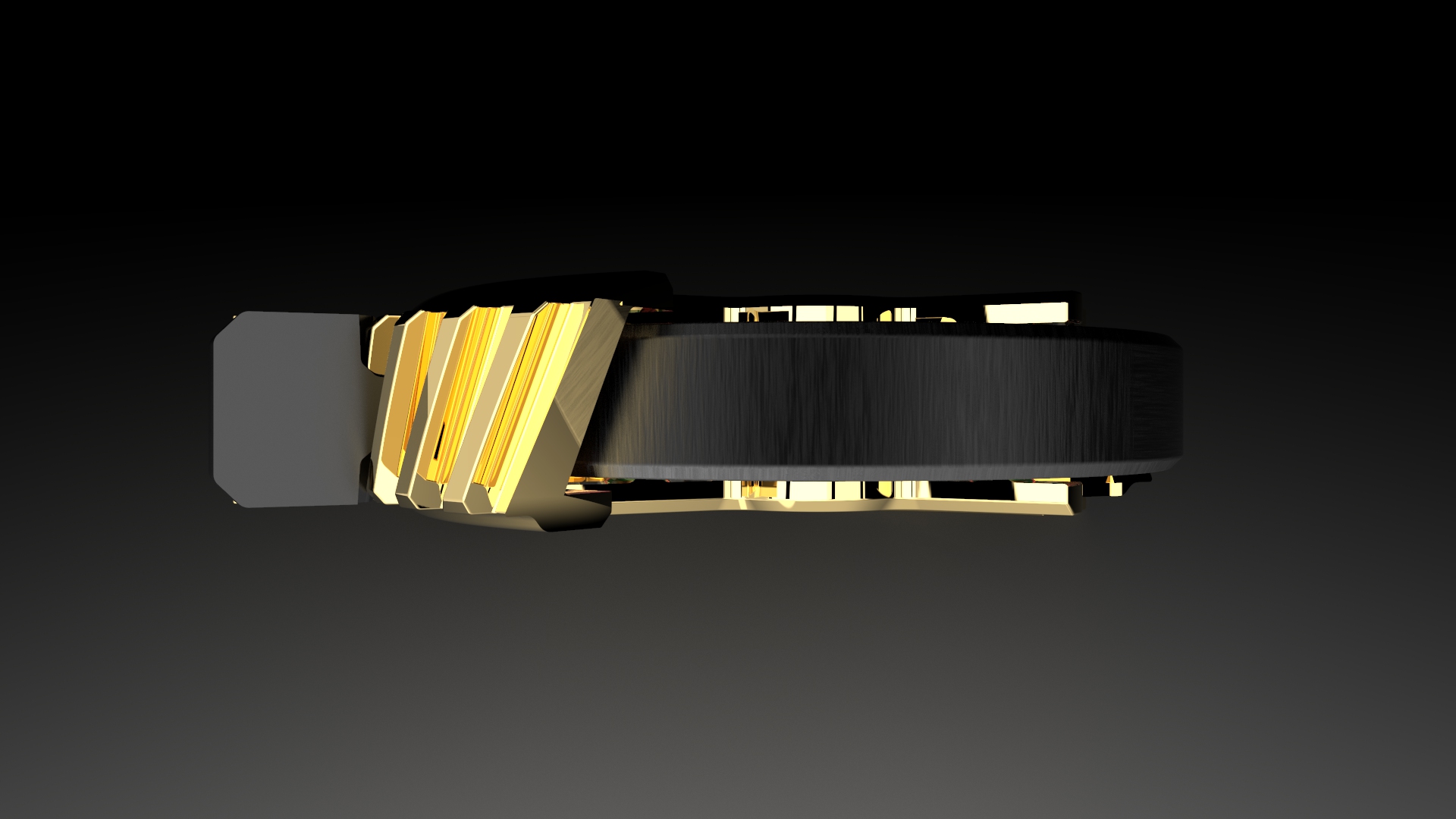 旋转齿轮的奖杯