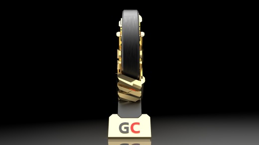 旋转齿轮的奖杯缩略图