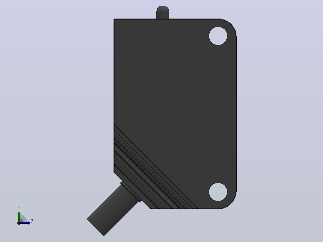 E3Z-T61A投光器[E3Z-T61A投光器]欧姆龙光电传感器左视图